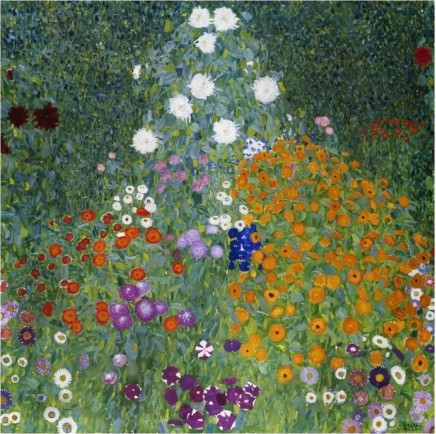 Farmers Garden - Gustav Klimt Painting